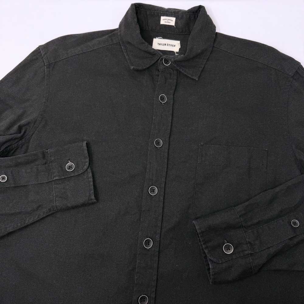 Taylor Stitch The Jack Black Cotton Long Sleeve Button Down Shirt Mens Size 42